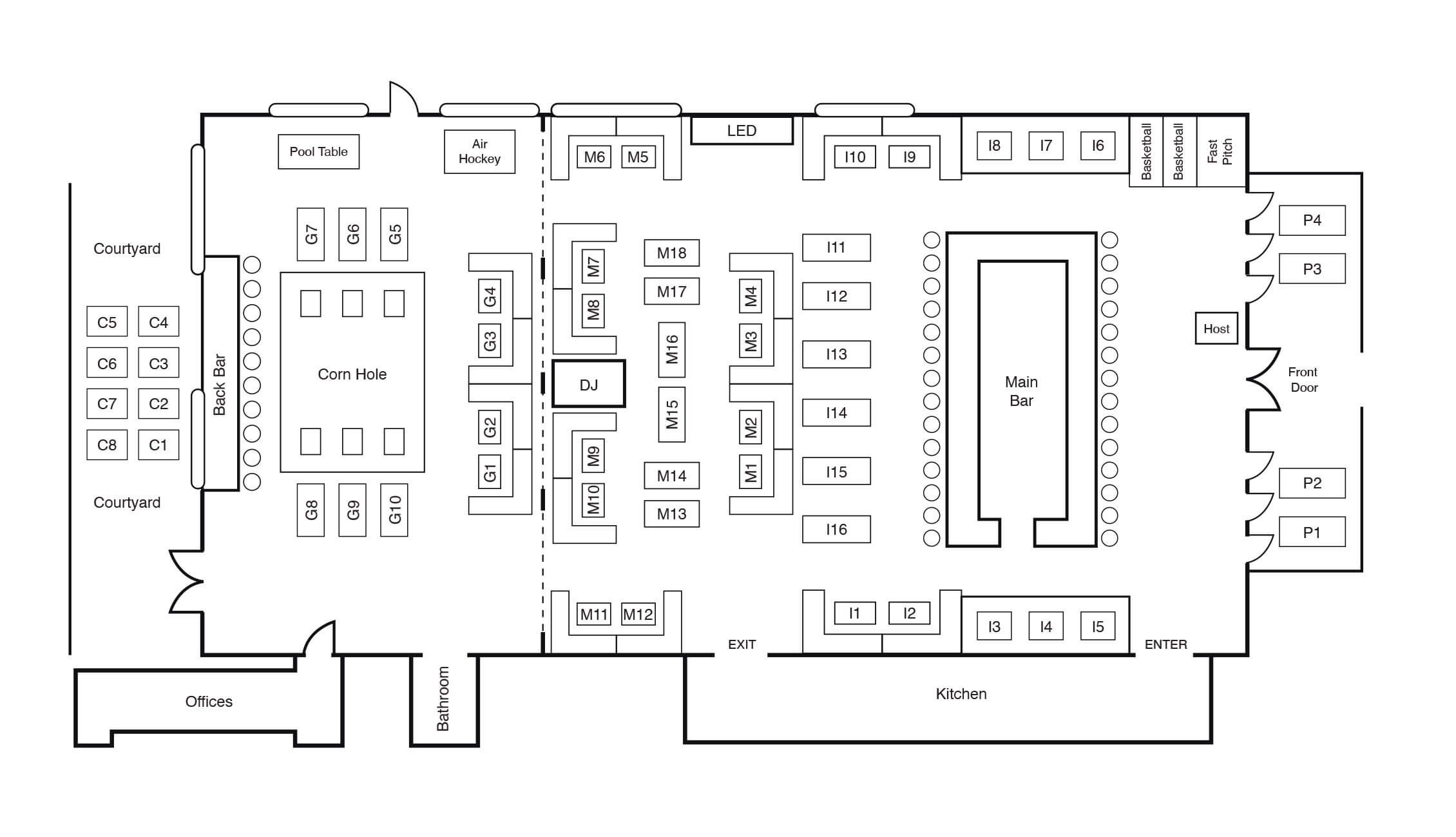 Floor plan map